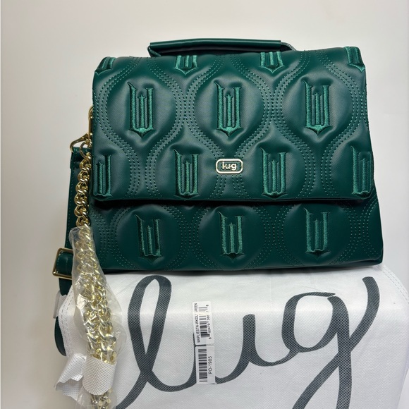 lug Handbags - Lug Wicked Emerald Green Quilted Shoulder Bag